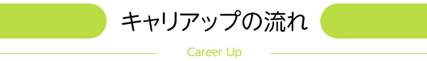 キャリアアップの流れ