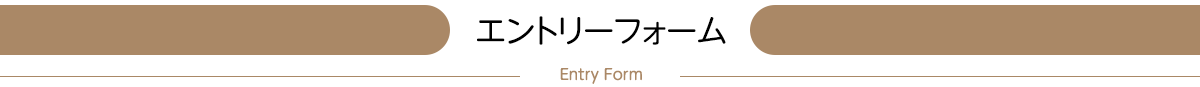 エントリーフォーム